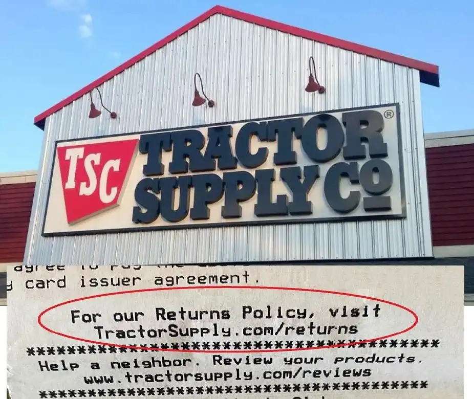 Tractor Supply Return Policy